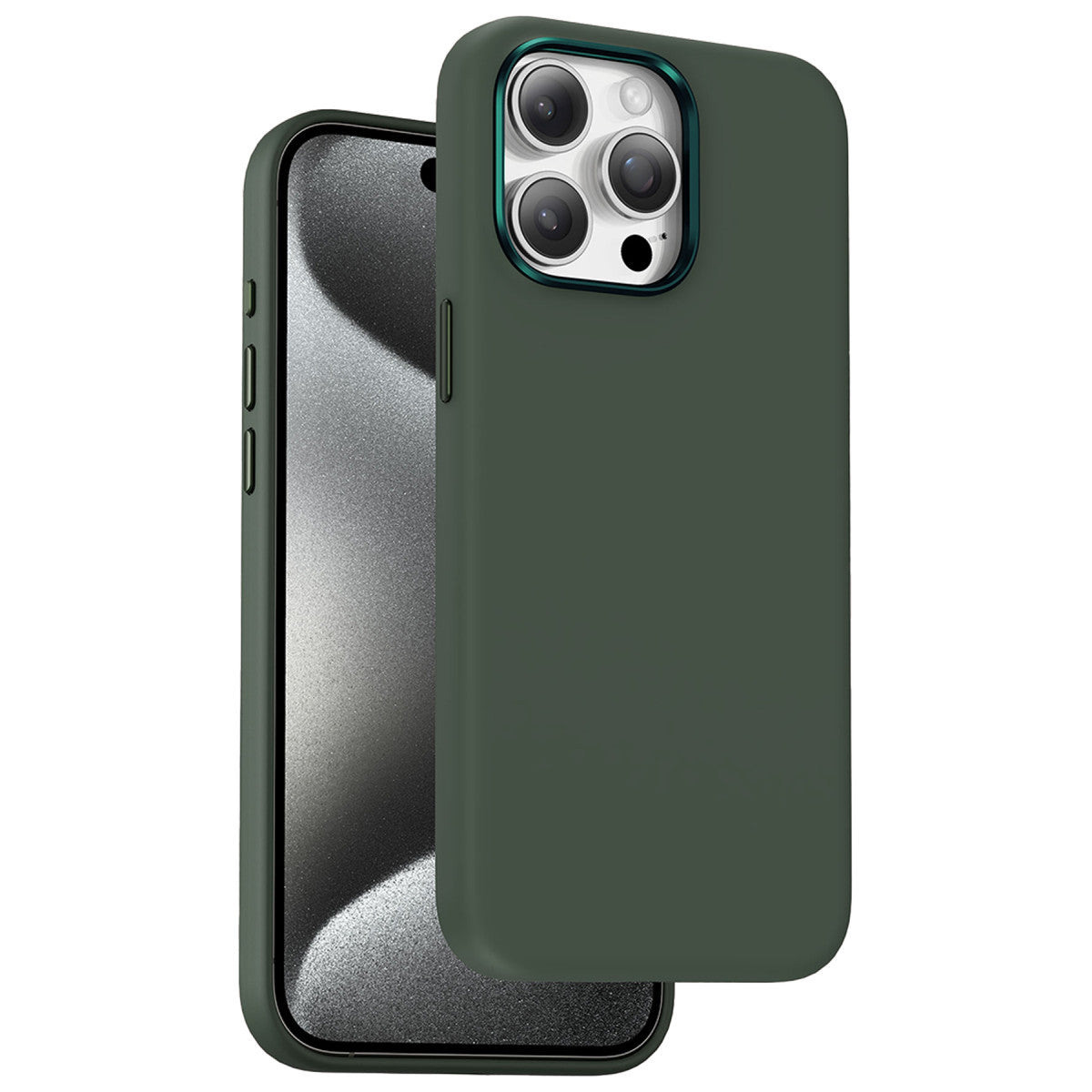 Keephone Apple iPhone 15 Pro Max Rosana Silikon Kılıf